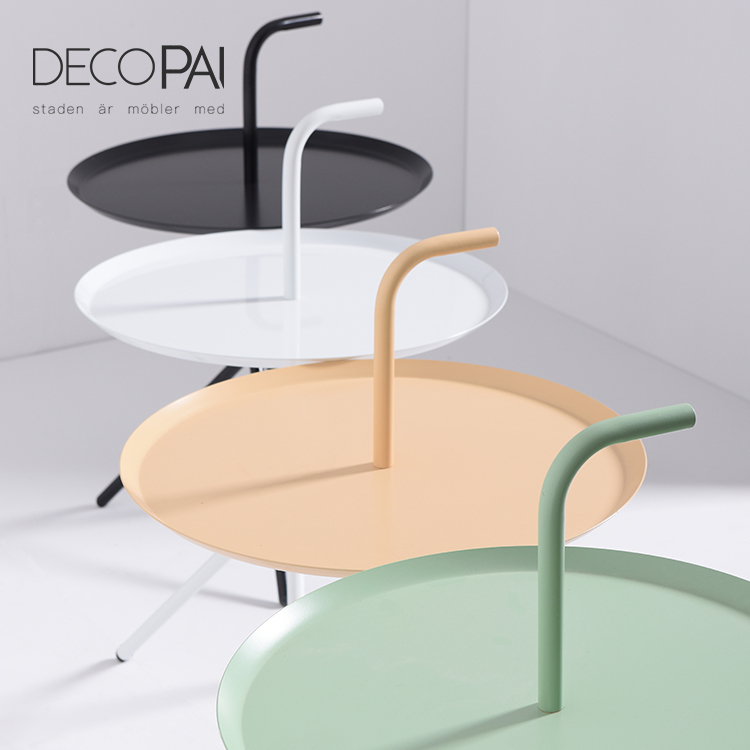 Petit métal table à thé fer art créatif table d'appoint simple canapé coin chambre table de chevet petits meubles
