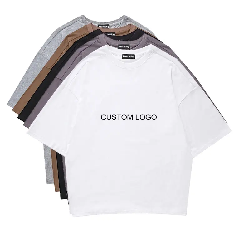 卸売カスタム品質印刷Tシャツ工場空白半袖ソフト綿100% マルチカラーカスタムロゴメンズTシャツ
