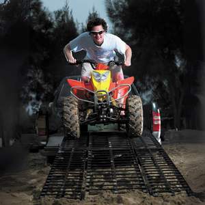 Rampe pliante en aluminium robuste pour <span class=keywords><strong>moto</strong></span>, 3 sections, large, pour UTV et voiturette de golf, capacité de charge 680 kg - Product Image 5
