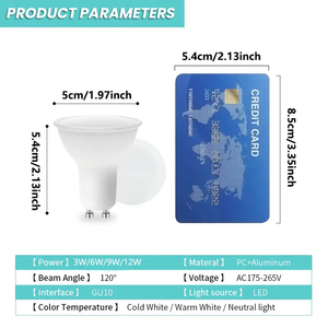 <span class=keywords><strong>GU10</strong></span> MR16 gu5.3 Spotlight dẫn bóng đèn <span class=keywords><strong>GU10</strong></span> dẫn bóng đèn ánh sáng nhà ở dẫn xuống ánh sáng Spotlight Trần Đèn tại chỗ dẫn đèn sân khấu - Product Image 5