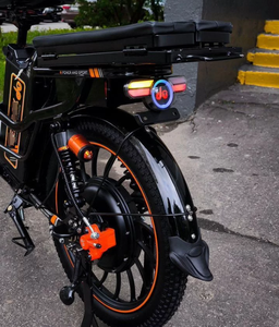 Bicicleta Eléctrica de 20 Pulgadas con Llantas Anchas para Entrega de Comida, 60v, Inteligente, Nueva, Precio de Fábrica 2025 - Product Image 3