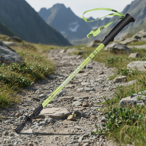 Bâtons de randonnée en fibre de carbone pour enfants, antidérapants, <span class=keywords><strong>ultra</strong></span>-légers, télescopiques, avec verrou de sécurité, béquilles, pour l'escalade, la randonnée, le camping, portables - Product Image 1