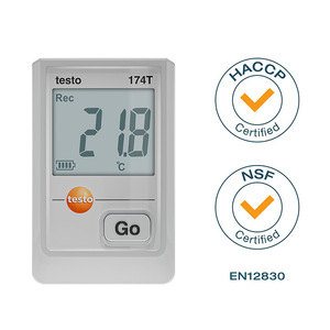 เทสโต้ 174H เครื่องบันทึกอุณหภูมิและความชื้นขนาดเล็ก จอแสดงผลบลูทูธ จอ LCD สำหรับตรวจสอบภายในอาคาร USB BT ช่องเดียว - Product Image 5