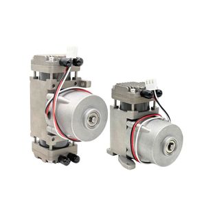 Bomba de pistão de ar médica principal 20L/40L/60L/70L/min duplo mini-95kpa PWM 12V 24V BLDC Motor 10000H longa duração - Product Image 1