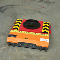 Chariot à palettes électrique robuste avec patins de déplacement pour le déplacement d'équipements industriels
