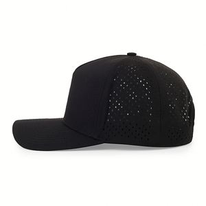 Casquettes de baseball personnalisées imperméables, respirantes et à séchage rapide en maille – Casquettes snapback perforées personnalisables pour promotions d'entreprise - Product Image 5