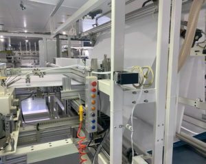 Tự Động Thông Minh Dây Chuyền Sản Xuất Cho Bốn Bên May PLC Nhà Dệt Quilt Làm Máy Cho Chăn Dây Chuyền Sản Xuất - Product Image 5