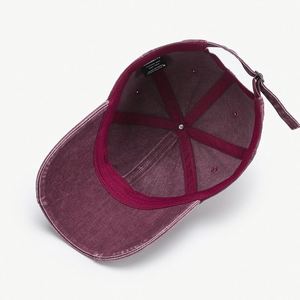 Casquette de baseball unisexe réglable en denim patchwork 6 panneaux avec broderie de lettres, 100 % coton, toutes saisons, pour les voyages en extérieur - Product Image 5