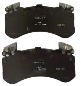 Phía trước chất lượng hàng đầu Racing Brake <span class=keywords><strong>Pads</strong></span> Auto Brake Pad Set Brake Pad 4h0 698 151 <span class=keywords><strong>F</strong></span> cho Audi S6 A8 A7 A6 - Product Image 1