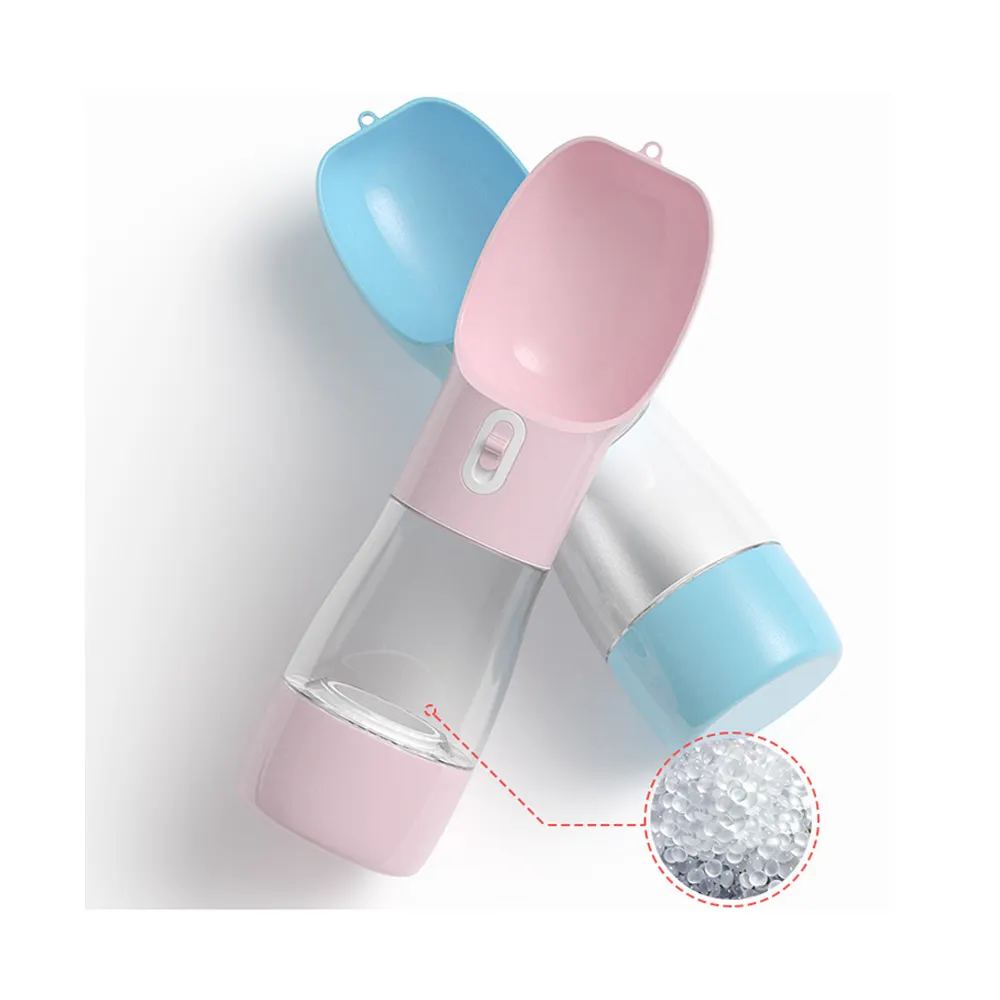 Best Selling Products Supplier Drinker Portable Drinking Feeder Dispenser Pet Dog Water Bottle with Poo Box