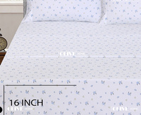 Ensemble de draps-housses confortables 4 pièces 100 % polyester certifié OEKO-TEX, sans plis, entretien facile, pour la maison et l'hôtellerie, vente en gros