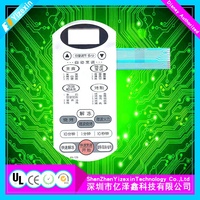 Clavier à membrane personnalisé pour contrôleur de réfrigérateur, clavier à membrane pour refroidisseur industriel