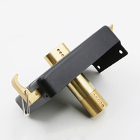 Cerradura de Seguridad para Puerta Exterior de Madera, Color Negro, Estilo Medio Oriente, con Llaves, Resistente al Agua, para Puertas Electrónicas