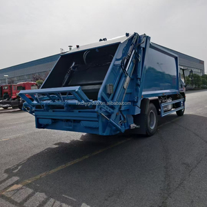 Camion poubelle à compression robuste à commande automatique, capacité 15 mètres cubes, livraison directe d'usine - Product Image 3