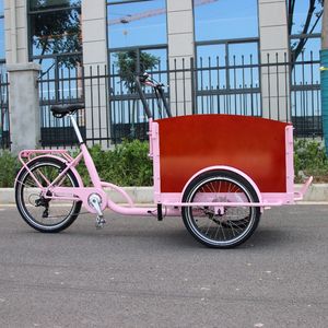 Vélo cargo électrique à 3 roues, entrepôt européen, vélo cargo classique <span class=keywords><strong>avec</strong></span> <span class=keywords><strong>porte</strong></span> pour la famille - Product Image 3