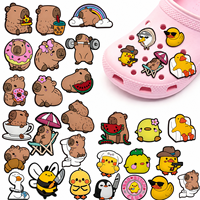 Meilleures Ventes Promotionnelles : Accessoires de Chaussures Animaux de Dessin Animé, Décorations Personnalisées Mignonnes Kawaii, Breloques pour Sandales et Bracelets de Chaussures