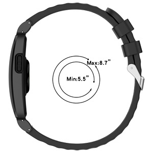 <span class=keywords><strong>Bracelet</strong></span> de montre en silicone respirant et séparable DIY pour <span class=keywords><strong>Garmin</strong></span> CIRQA – <span class=keywords><strong>Bracelet</strong></span> de remplacement sport pour smartwatch - Product Image 5