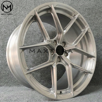 Jantes de voiture de tourisme personnalisées forgées Maxtera de style P101SC pour Porsche 911 Taycan 718 BMW M3 M4 M5 AMG GT Audi RS Tesla, jantes en alliage