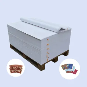 High bulk wooden pulp pe coated paper in sheet