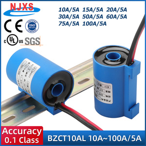 Transformador de Corriente NJXS 10A 30A 50A 100A 150A 200A 400A 600A 800A para Medidor Inteligente 100/5 200/5 Transformador de Corriente de Circuito Cerrado - Product Image 2