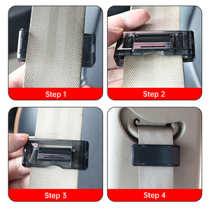 Marca Shunwei, gran oferta, ajustador de cinturón de <span class=keywords><strong>seguridad</strong></span> de coche, estilo deportivo, Material ABS, Clip y tapón para cinturón de <span class=keywords><strong>seguridad</strong></span> de coche de 2 puntos para mujeres <span class=keywords><strong>embarazadas</strong></span> - Product Image 5