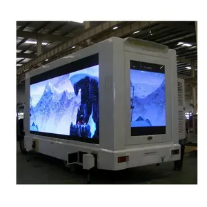 Waterproof P2.5 P3 P4 P5 P6 LED Display Module Cabinet Panel Advertising Video Wall Billboard Screen Mobile Truck Trailer Van