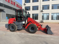 2 Ton Front Wheel Loader Yuchai Mesin 60KW Kapasitas Bucket 1.0m