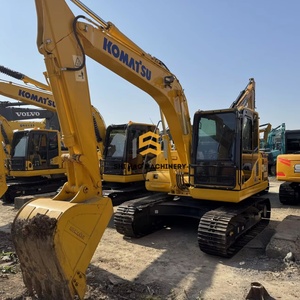 Presque neuf, haute qualité, pour l'aménagement paysager résidentiel, 11 tonnes, Komatsu PC110-8 d'occasion, excavatrice hydraulique sur chenilles, moteur 70KW - Product Image 1