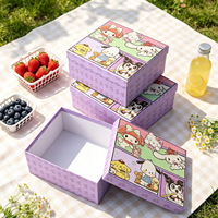 Boîtes d'emballage en papier pour desserts, mousses, tartes aux œufs, hamburgers et crèmes, avec logo, vente en gros