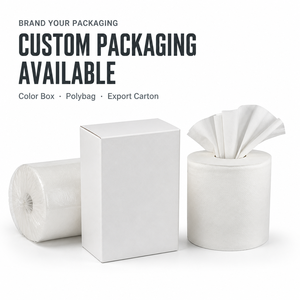 Papier toilette écologique en pâte recyclée douce, rouleau standard, logo personnalisé disponible, options d'impression en relief, marque privée, Pantone - Product Image 2