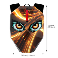 Mochila impermeable de carcasa dura para viaje, ciclismo, motocicleta, deporte, Fitness, gimnasio, mochila con pantalla Led