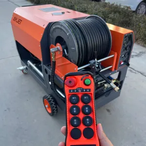 AMJET Durable 170bar 140lpm Air cooling fan cooling diesel pressure washer High pressure Sewer Jetter Pipe desilter