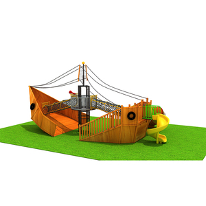 Parque Infantil Comercial de Madera para Exteriores, Parque Infantil al Aire Libre para Niños - Product Image 6