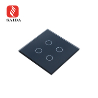 Plaques en verre trempé 3mm personnalisées pour les cartes d'interrupteur modulaire