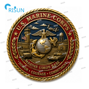 Monedas Conmemorativas Personalizadas de la USCG, USAF, USN, USMC, Aviación, Campamento, Base, Recuerdo, Moneda de Desafío Personalizada - Product Image 5
