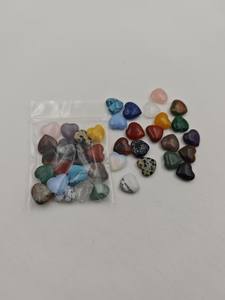 คริสตัลควอตซ์บำบัดจักระเรกิขนาด30มม. สลักลายหินเจียระไนรูปหัวใจแบบนูนสำหรับตกแต่งของขวัญสำหรับสะสมรูปหัวใจแห่งความรัก - Product Image 5