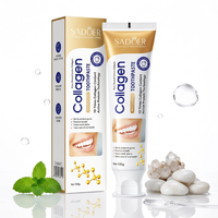 Dentifrice blanchissant au collagène en promotion – Stock en gros – Haleine fraîche et élimination des taches – Soins bucco-dentaires – Fabricant OEM ODM