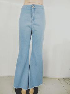 <span class=keywords><strong>Jeans</strong></span> Vintage a Zampa d'Elefante per Giovani <span class=keywords><strong>Donne</strong></span>, <span class=keywords><strong>Taglie</strong></span> <span class=keywords><strong>Forti</strong></span>, Modello Popolare con Effetto Push-Up - Product Image 3