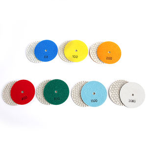 Quanzhou Brother-almohadillas de pulido seco de granito y mármol, almohadillas de pulido de diamante húmedo de 3 pasos para piedra - Product Image 2