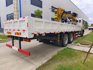 Modèle 2020, prix bas, <span class=keywords><strong>camion</strong></span> grue 6x4 12 tonnes, grue montée sur <span class=keywords><strong>camion</strong></span>, flèche à 5 sections, grue de chargement d'occasion reconditionnée - Product Image 3