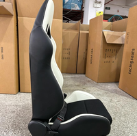 Siège de course réglable LK Premium style SR7 inclinable pour simulateur de conduite VR avec double rail coulissant universel