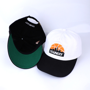 Qianzun tạo logo thêu của riêng bạn cơ bản mềm cấu hình thấp cotton 5 bảng Mũ bóng chày không cấu trúc - Product Image 2