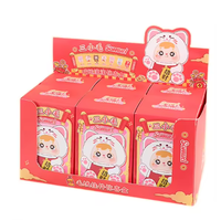 Authentique en gros Samuel Meow Luck Rolls Around Lucky Cat Jouets en peluche mignons, pendentif, boîte mystère, jouet tendance, cadeau