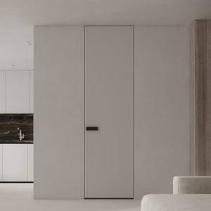 Portes d'intérieur en bois de style shaker en bois d'acajou One a Kind FSC certifié ton argent en acajou - Product Image 2