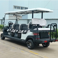 Voiture de golf électrique 8 places 6+2 personnalisée 48V Prix Voiture de golf électrique Accessoires de voiture de golf Kit de siège arrière ZYCAR