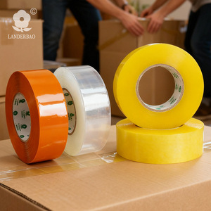 Landburg <b>Packing</b> Tape 52m Acrylic Adhesive High Temperature Resistance For Logistics <b>Box</b> Sealing - Product Image 1