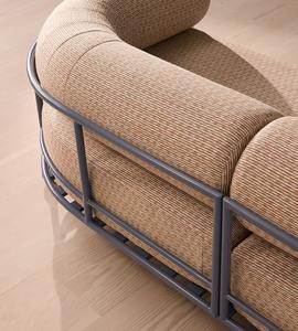 Nouveau design de mobilier de patio de luxe avec meubles de jardin extraordinaires en aluminium pour l'extérieur Canapé de jardin pour l'extérieur Causeuse d'extérieur - Product Image 6