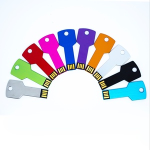 免费数据预加载金属钥匙形状USB闪存盘高品质2.0笔驱动器cles usb <span class=keywords><strong>32go</strong></span> logo 16GB 8GB 4GB 2GB 64GB pendrive - Product Image 5