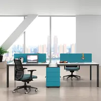 좋은 품질 현대 사무실 책상 워크 스테이션 파티션 4 판매