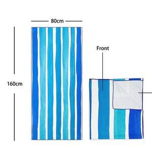 منشفة شاطئ قابلة للعكس - تصميم عصري بطباعة على الوجهين - Product Image 5